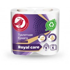 Туалетная бумага АШАН Красная птица 4-х слойная, 4 рулона (kastd) в магазинах Ашан