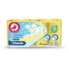 Туалетная бумага АШАН Красная птица с запахом ромашки 2 слойная 8 рулонов (kastd) в магазинах Ашан