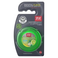 Зубная нить Splat Dental Floss с ароматом бергамота и лайма, 30 мл (kastd) в магазинах Ашан