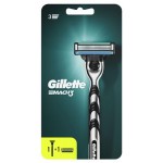 Бритва мужская Gillette Mach 3 с 2 сменными кассетами, 1 шт (kastd)