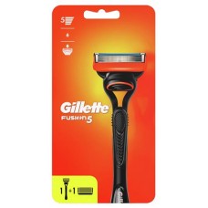 Бритва мужская Gillette Fusion 5 с 1 кассетой, 1 шт (kastd) в магазинах Ашан