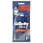 Бритвы одноразовые мужские Gillette Blue 2 Plus с двумя лезвиями, 5 шт (kastd)