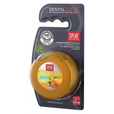 Зубная нить Splat Апельсин-корица, 40 м (kastd) в магазинах Ашан