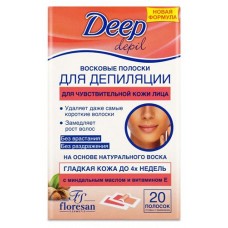 Восковые полоски Floresan для депиляции чувствительной кожи (kastd) в магазинах Ашан