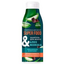 Шампунь для волос Фитокосметик Super Food увлажнение и питание алоэ жожоба, 250 мл (kastd) в магазинах Ашан