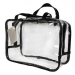 Косметичка Studio Style Чемодан прозрачная, 25х17х10 см (kastd)