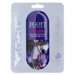 Маска тканевая для лица Jigott Real Ampoule с коллагеном, 27 мл (kastd)