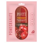 Маска тканевая для лица Jigott Real Ampoule с экстрактом граната, 27 мл (kastd)