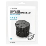 Маска тканевая для лица Lebelage с экстрактом древесного угля, 25 мл (kastd)