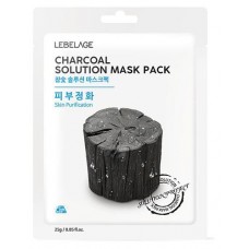 Маска тканевая для лица Lebelage с экстрактом древесного угля, 25 мл (kastd) в магазинах Ашан
