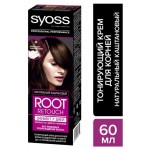 Крем тонирующий Syoss Root Retouch Эффект 7 дней Натуральный Каштановый без повреждений, 60 мл (kastd)