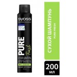 Шампунь сухой Syoss Pure Fresh для нормальных волос ежедневный уход, 200 мл (kastd)