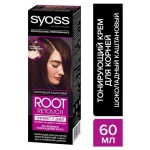 Крем тонирующий Syoss Root Retouch Эффект 7 дней Шоколадный каштановый без повреждений, 60 мл (kastd)