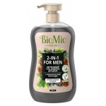 Гель-шампунь для душа BioMio Bio Shower Body & Hair Gel с эфирными маслами мяты и кедра, 650 мл (kastd)