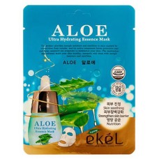 Маска для лица тканевая Ekel Ultra Hydranting Противовоспалительная с экстрактом алоэ, 25 г (kastd) в магазинах Ашан