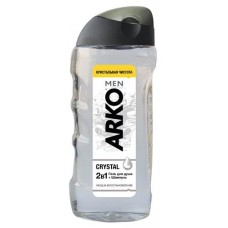 Подарочный набор Arko Men 2в1 Гель для душа + Шампунь Crystal, 260 мл (kastd) в магазинах Ашан
