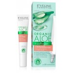 Патчи жидкие для кожи вокруг глаз Eveline Cosmetics Organic aloe + Collagen уменьшение темных кругов и отеков, 20 мл (kastd)