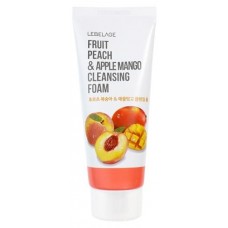 Пенка для умывания Lebelage Fruit смягчающая с экстрактами персика и манго, 100 мл (kastd) в магазинах Ашан