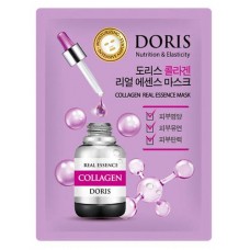 Маска для лица Jigott Doris Real Essence Ампульная экстрактом коллагеном, 25 мл (kastd) в магазинах Ашан