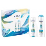 Подарочный набор Dove Объем и Восстановление шампунь и бальзам, 500 мл (kastd)