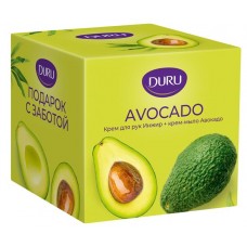 Подарочный набор Duru Мыло Авокадо с оливковым маслом, 80 г + крем для рук Оливка, 75 мл (kastd) в магазинах Ашан