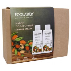Подарочный набор для ухода за телом Ecolatier Organic Argana Молочко + Гель для душа (kastd) в магазинах Ашан