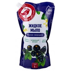 Мыло АШАН Красная птица жидкое с ароматом черной смородины, 1 л (kastd) в магазинах Ашан