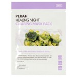 Маска для лица Pekah Вечерняя очищающая тканевая с экстрактом брокколи, 25 мл (kastd)