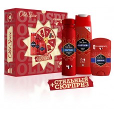 Набор подарочный Old Spice Captain шампунь 2в1 250 мл + дезодорант-спрей 150 мл + дезодорант-стик 50 мл (kastd) в магазинах Ашан