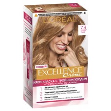 Крем-краска для волос L'Oreal Paris Excellence тон 7.3 Золотой Русый (kastd) в магазинах Ашан