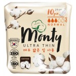 Прокладки гигиенические Monty Ultra Thin Normal Plus 240mm, 10 шт (kastd) Прокладки гигиенические Monty Ultra Thin Normal Plus 240mm, 10 шт (kastd)