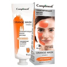 Маска для лица Compliment Orange Mask Обновление & Сияние тонизирующая оранжевая, 80 мл (kastd) в магазинах Ашан