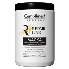 Маска для волос Compliment Professional Repair Line для восстановления и питания, 1 л (kastd) в магазинах Ашан