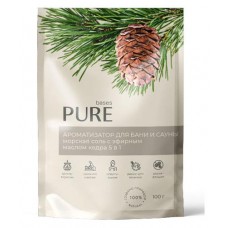 Соль для бани и сауны Pure Bases Соль и эфирное масло Кедр, 100 г (kastd) в магазинах Ашан