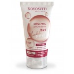 Крем-гель для умывания 2 в 1 Novosvit с миндальной и олеаноловой кислотами, 130 мл (kastd)