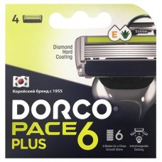 Сменные кассеты Dorco с 6 лезвиями для бритвенного станка Dorco Pace6 Plus SXA5040, 4 шт (kastd) в магазинах Ашан