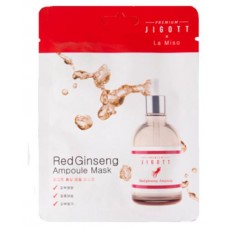 Маска для лица Jigott & LA Miso Premium Ампульная с красным женьшенем, 27 мл (kastd) в магазинах Ашан