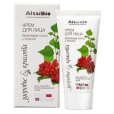 Крем для лица AltaiBio Березовые почки и калина для жирной кожи, 50 мл (kastd) в магазинах Ашан