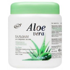 Бальзам для жирных волос Витэкс Aloe Vera ежедневное оздоровление, 450 мл (kastd) в магазинах Ашан