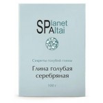 Глина голубая Две линии Planet SPA Altai серебряная, 100 г (kastd)