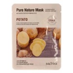 Маска тканевая для лица Anskin Secriss Pure Nature с экстрактом картофеля, 25 г (kastd)
