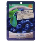 Маска тканевая для лица FoodaHolic Natural Essence с экстрактом черники, 23 мл (kastd)