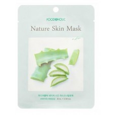 Маска тканевая для лица FoodaHolic Nature Skin с экстрактом алое, 23 мл (kastd) в магазинах Ашан