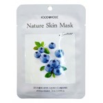 Маска тканевая для лица FoodaHolic Nature Skin с экстрактом голубики, 23 мл (kastd)
