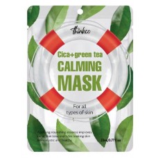 Маска тканевая для лица Thinkco Cica + Green Tea с центеллой азиатской, 23 мл (kastd) в магазинах Ашан
