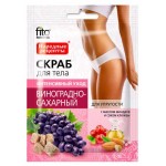 Скраб для тела Фитокосметик виноградно-сахарный Для упругости серии Народные рецепты, 100 г