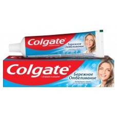 Зубная паста Colgate Бережное отбеливание с фтором и кальцием, 100 мл (kastd) в магазинах Ашан