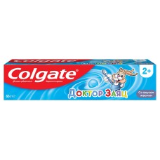 Зубная паста детская Colgate Доктор заяц Вкус жвачки защита от кариеса, с фторидом, 50 мл (kastd) в магазинах Ашан
