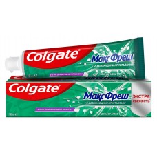 Зубная паста Colgate Макс Фреш Нежная мята с освежающими кристаллами для свежего дыхания и защиты от кариеса, 100 мл (kastd) в магазинах Ашан