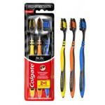 Зубная щетка средней жесткости Colgate Зиг Заг Древесный уголь, 2+1 шт (kastd)